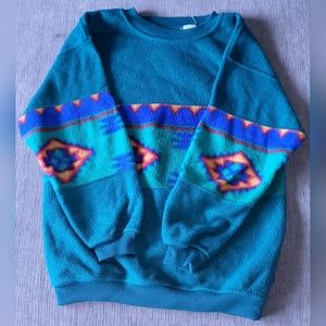 Blue, patterend Bugle Boy Sweater